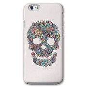 OSSLY-I6-026 [iPhone 6/6sケース Flowers Skull]