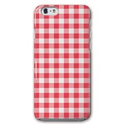 OSSLY-I6-116 [iPhone 6/6sケース Gingham check Red]