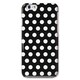 CBY-I6-082 [iPhone 6/6sケース Dots BK/W]