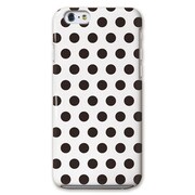 CBY-I6-083 [iPhone 6/6sケース Dots W/BK]
