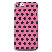 CBY-I6-090 [iPhone 6/6sケース Dots P/BK]