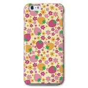 CBY-I6-137 [iPhone 6/6sケース Strawberry and Flower pattern]