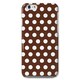CBY-I6-175 [iPhone 6/6sケース Dots BR/WT]