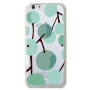 PLY-I6-044 [iPhone 6/6sケース 大きな木の実ミントグリーン-CL]