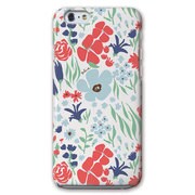 PLY-I6-056 [iPhone 6/6sケース フラワーシャワー水色]