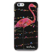 NJY-I6-011 [iPhone 6/6sケース フラミンゴ BK]