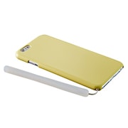 TR-CCIP144-YL [iPhone 6/6s専用 クリスタルハードケース 0.7mm極薄ケース 保護フィルム付 カナリアイエロー]
