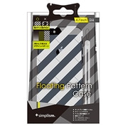TR-PCIP144-CS [iPhone 6/6s専用 ハードケース フローティングパターンケース 保護フィルム付 キャンディストライプ]