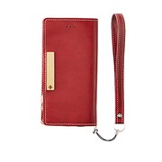 TR-UTFNIP144-RD [iPhone 6/6s専用 薄型フリップケース カードポケット付 レッド]