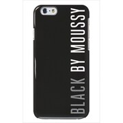ip6-71173 [BLACK BY MOUSSY ハードブラックケース ロゴ(大) iPhone 6/6s用ケース]