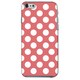 ip6-71001 [ドット柄 ピンクベース 白ドット iPhone 6/6s用ケース]