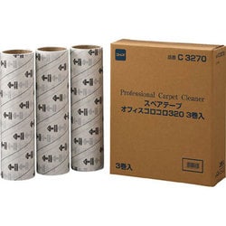 質量1.3kg C3270 オフィスコロコロスペアテープ320mm3缶
