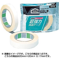質量123g J0980 超強力両面 塩化ビニル用20×20