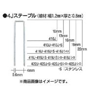 416JS [タッカ用ステンレスステープル 肩幅4mm]