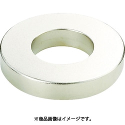 TRUSCO まとめ買い ネオジム磁石 外径10mm×穴径5mm×厚5mm 10個入 TN105RA10P