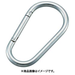 TKBJ14A [ステンレス カラビナジャンボ 環なし]