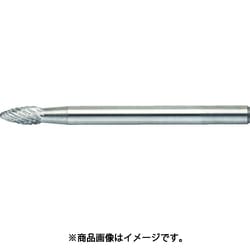 TB51B050 [超硬バー 楕円型 Φ5×刃長9.5×軸3 ダブルカット]
