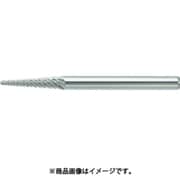 TB7A031 [超硬バー テーパー先丸 Φ3×刃長9.5×軸3 ダブルカット]