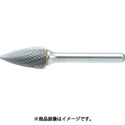 TB4C190 [超硬バー トンガリ型 Φ19×刃長25×軸6 ダブルカット]