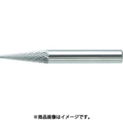 TB5C061 [超硬バー テーパー型 Φ6×刃長12.5×軸6 ダブルカット]