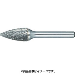 TH4C095 [超硬バー トンガリ型 Φ9.5×刃長19×軸6 コースカット]
