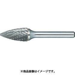 TH4C127 [超硬バー トンガリ型 Φ12.7×刃長25×軸6 コースカット]