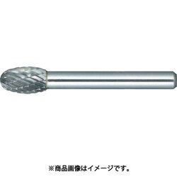TH6C127 [超硬バー タマゴ型 Φ12.7×刃長22×軸6 コースカット]