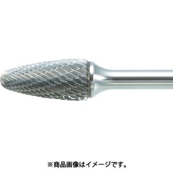 TB3C060L150 [超硬バー 砲弾型 Φ6×刃長12.7×軸6 ロング　ダブルカット]