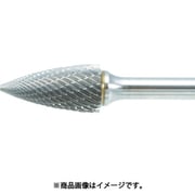 TB4C095L150 [超硬バー トンガリ型 Φ9.5×刃長19×軸6 ロング ダブル]