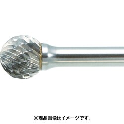 TB8C095SL150 [超硬バー 球型 Φ9.5×刃長8.0×軸6 ロング シングルカット]