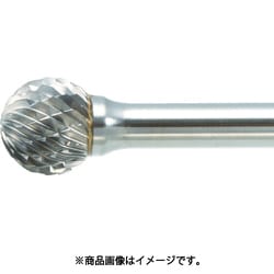 TB8C127SL150 [超硬バー 球型 Φ12.7×刃長11×軸6 ロング シングルカット]