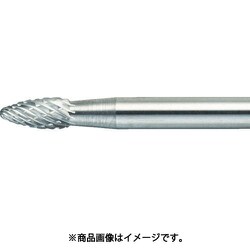 TB51A030L75 [超硬バー 楕円型 Φ3×刃長6×軸3 ロング ダブルカット]