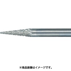 TB5A031L75 [超硬バー テーパー型 Φ3×刃長11×軸3 ロング ダブルカット]