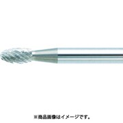 TB6A030L75 [超硬バー タマゴ型 Φ3×刃長5.5×軸3 ロング ダブルカット]