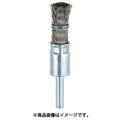 TEB15SUS [筒型ブラシ Φ15×軸6 SUS0.3 くくりタイプ]
