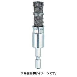 TEB615S [六角軸筒型ブラシ Φ15×6.35 鋼線0.3 くくりタイプ]