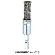 TEB615SUS [六角軸筒型ブラシ Φ15×6.35 SUS0.3 くくりタイプ]