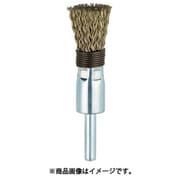 TEBS15G [筒型ブラシ Φ15×軸6 真鍮メッキ0.25 スプリング付]