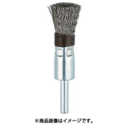 TEBS15SUS [筒型ブラシ Φ15×軸6 SUS0.3 スプリング付]
