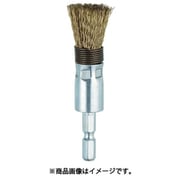 TEBS615G [六角軸筒型ブラシ Φ15×6.35 真鍮メッキ0.25 スプリング付]