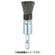 TEBS615SUS [六角軸筒型ブラシ Φ15×6.35 SUS0.3 スプリング付]