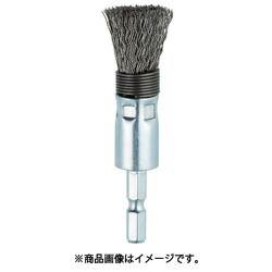 TEBS615SUS [六角軸筒型ブラシ Φ15×6.35 SUS0.3 スプリング付]