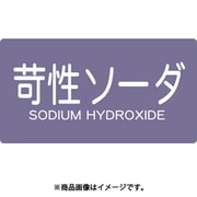 TPSCSYSS [配管用ステッカー 苛性ソーダ 横 極小 5枚入]