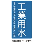TPSIWTSS [配管用ステッカー 工業用水 縦 極小 5枚入]