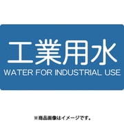 TPSIWYL [配管用ステッカー 工業用水 横 大 5枚入]