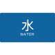 TPSWYL [配管用ステッカー 水 横 大 5枚入]