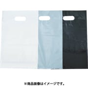カラーポリ手提げ袋S 0.08×250×400 白 20枚入 F2540W