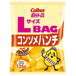 ヨドバシ Com ポテトチップス コンソメパンチ Lサイズbag 135gのコミュニティ最新情報