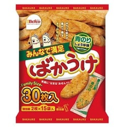 ヨドバシ Com 栗山米菓 ばかうけ 青のりしょうゆ味 2枚 15袋 菓子 通販 全品無料配達