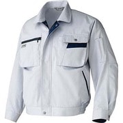 AZ-6321-003-M [ムービンカット 長袖ブルゾン M シルバグレー×ネイビー]